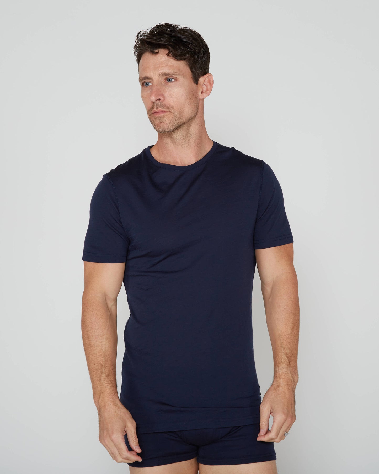 TITAN SS CREW NECK NAVY