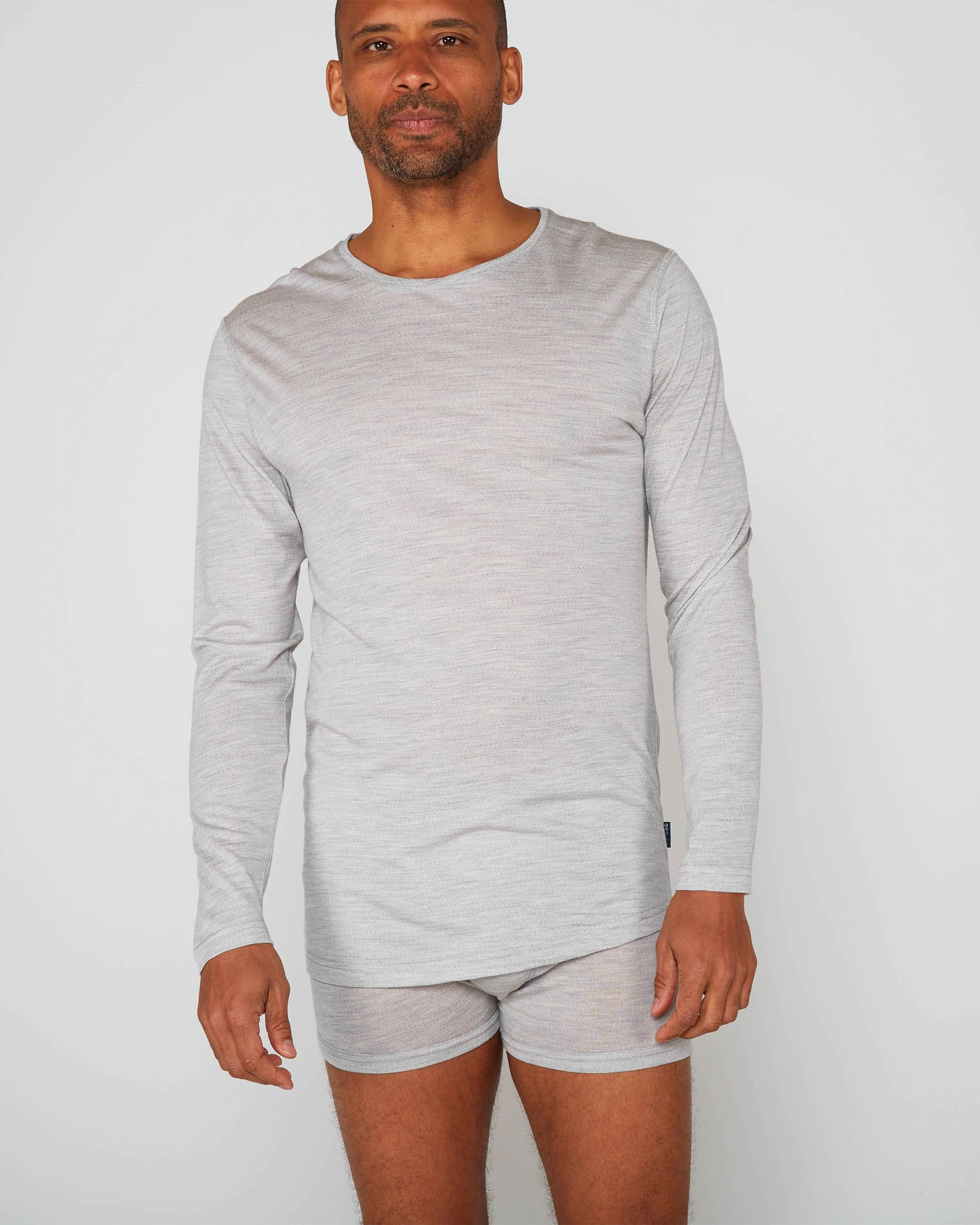 WARRIOR LONG SLEEVE CREW GREY