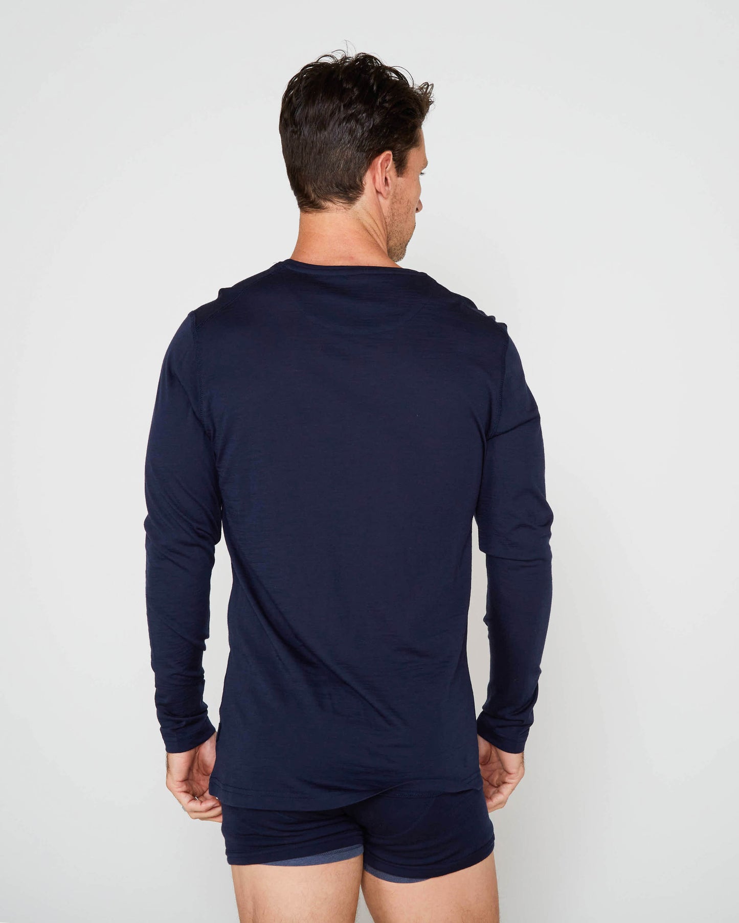 WARRIOR LONG SLEEVE CREW NAVY