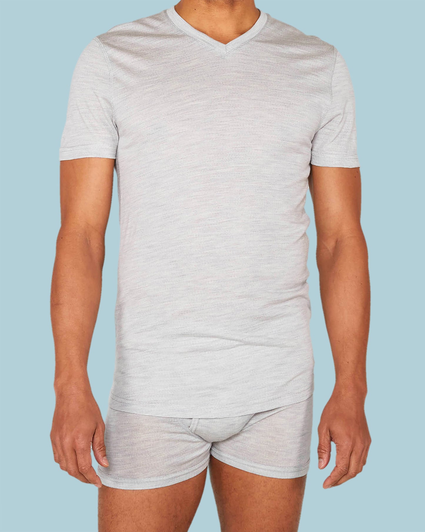 INVICTUS SS V-NECK GREY