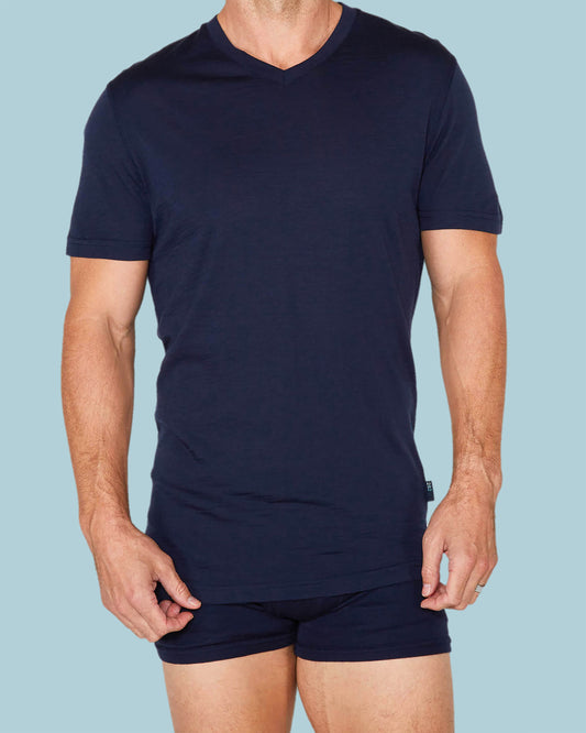 INVICTUS SS V-NECK NAVY