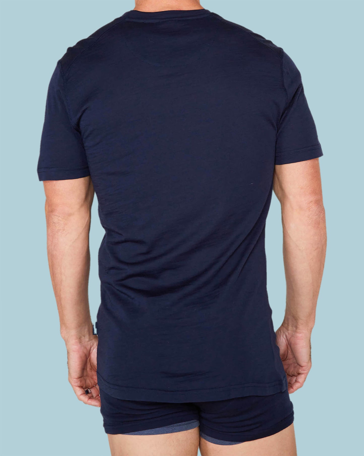 TITAN SS CREW NECK NAVY