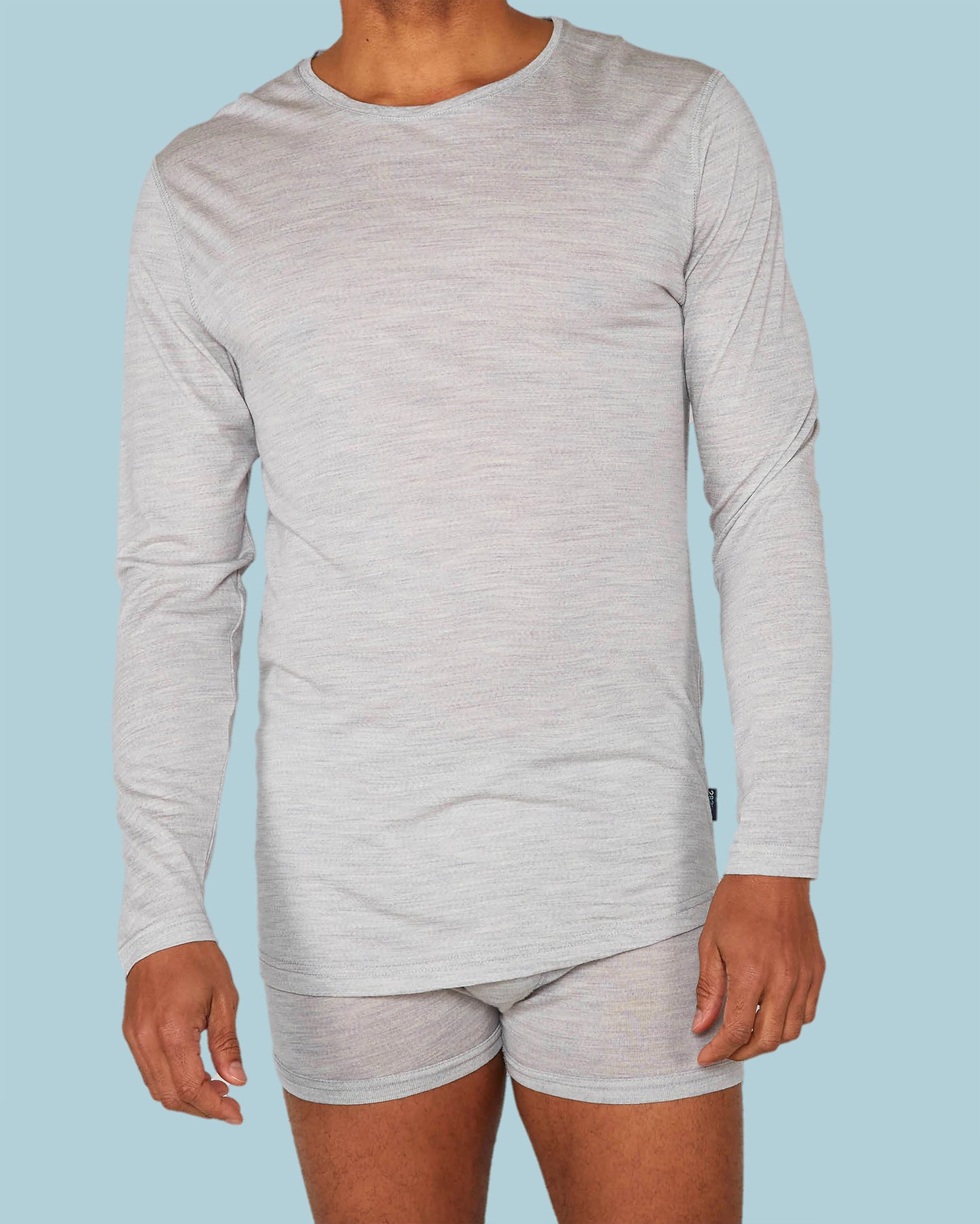 WARRIOR LONG SLEEVE CREW GREY