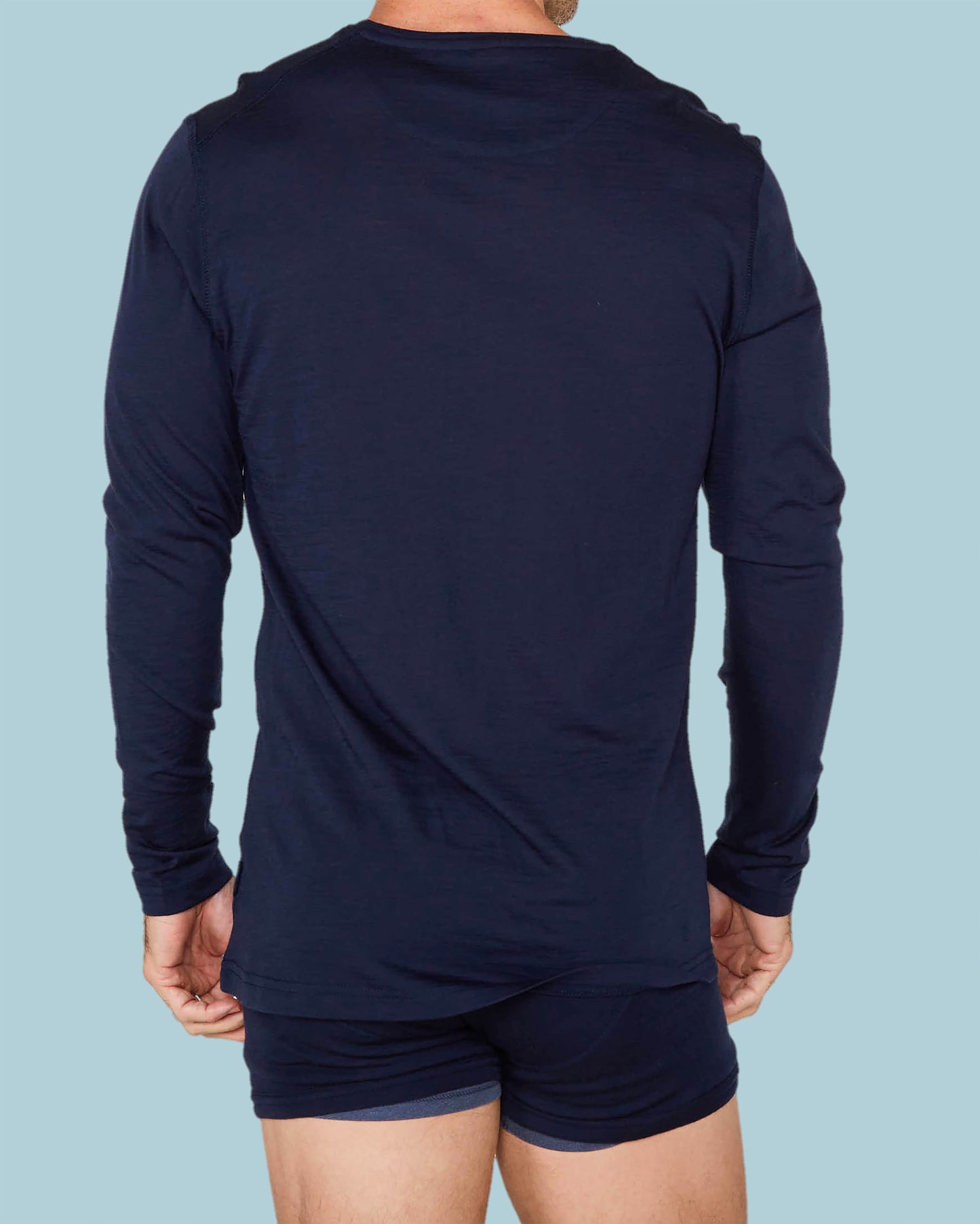 WARRIOR LONG SLEEVE CREW NAVY