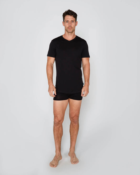 INVICTUS SS V-NECK BLACK